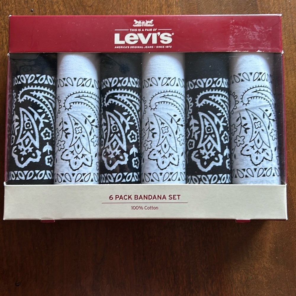 6 Pack Levi’s Bandana